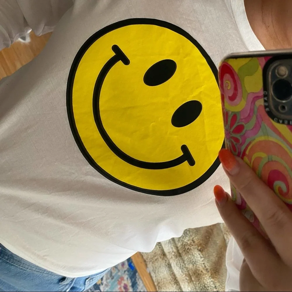 Loewe Paula’s Ibiza smiley face cotton long sleeve tee - Picture 5 of 6